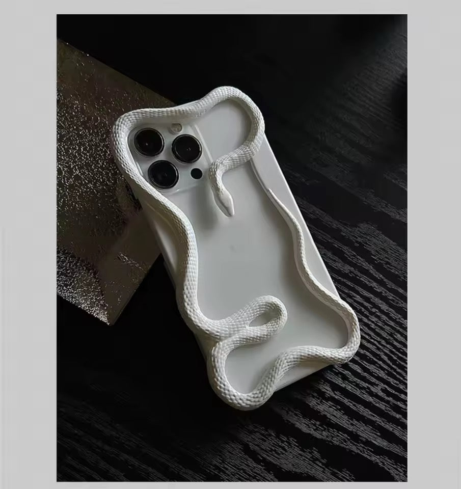 3D Snake Frame iPhone Case