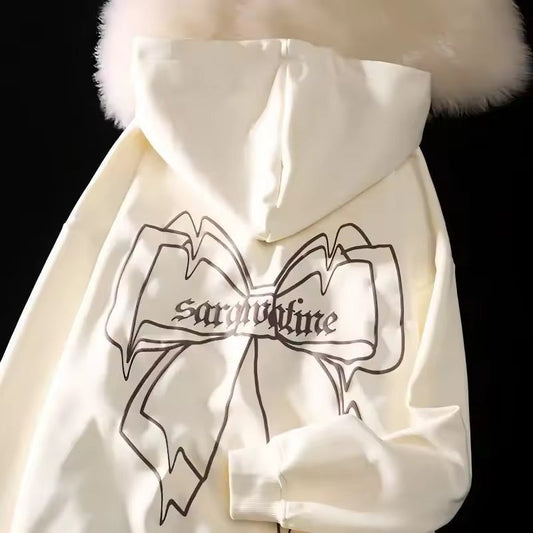 Dripping Bow Shadow Saramatine Hoodie