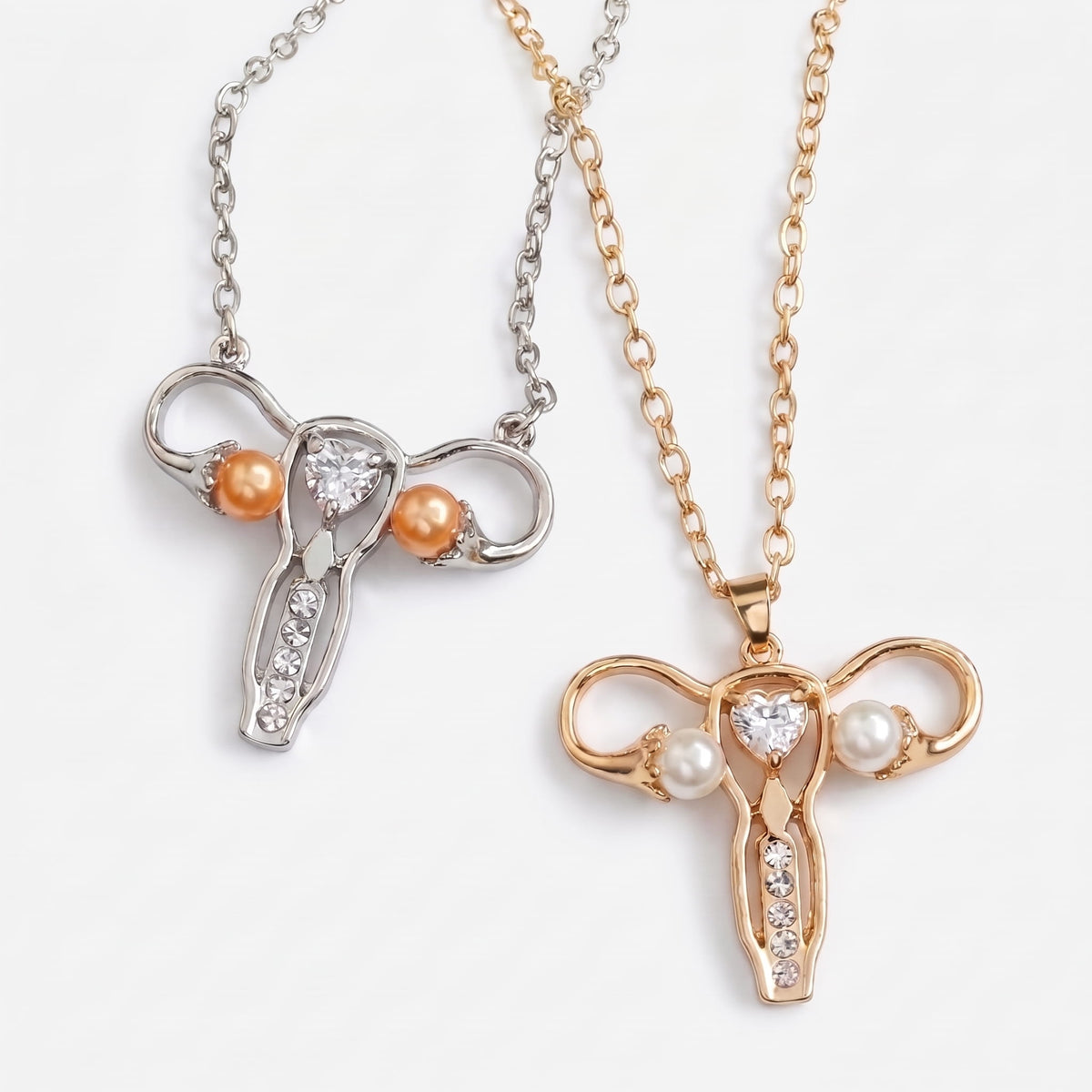 Uterus Ovary Necklace