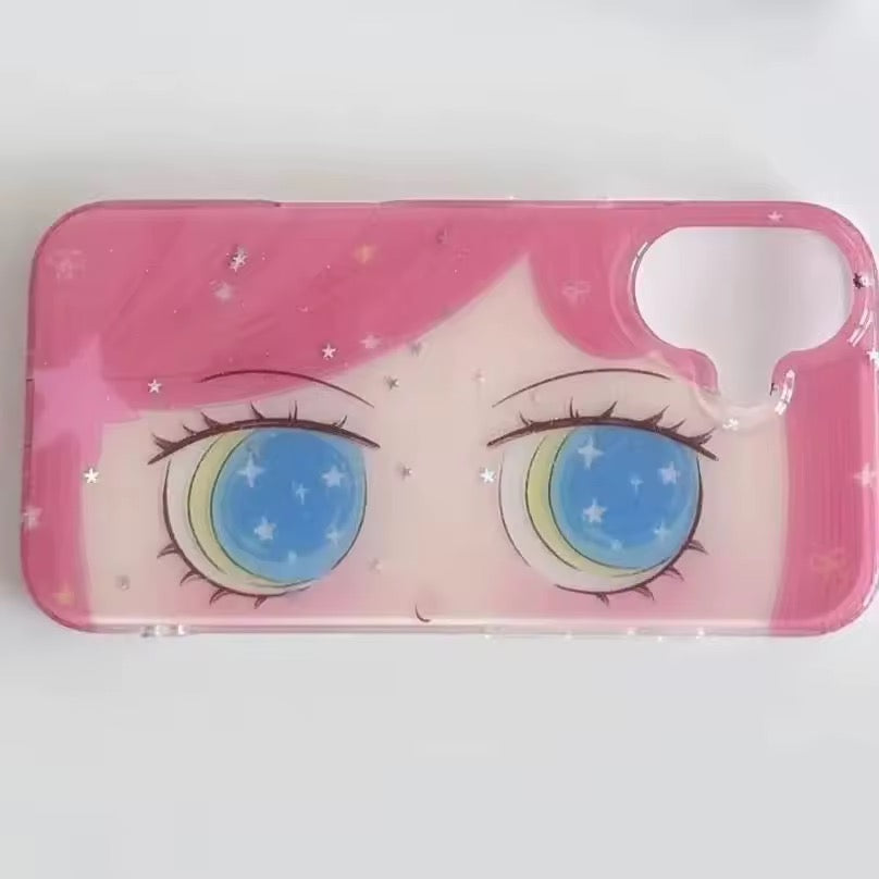 Anime Girl Blue Eyes iPhone Case