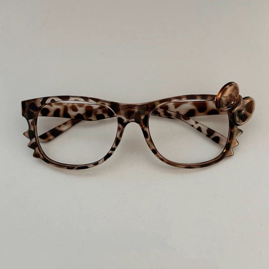 Hello Kitty Leopard Bow Eyeglass