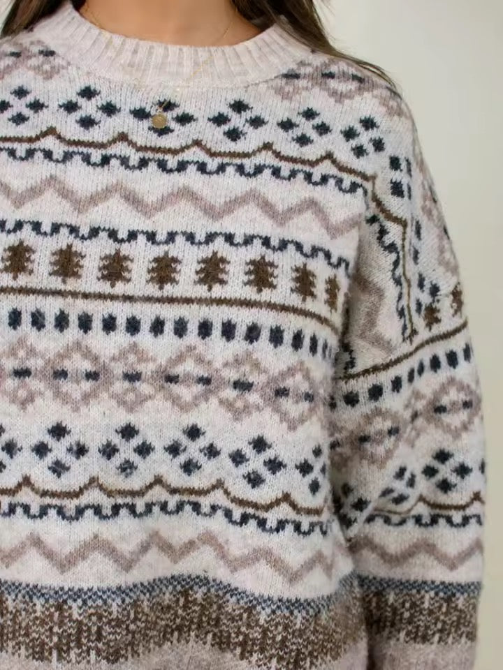 Cozy Comfort Fair Isle Sweater