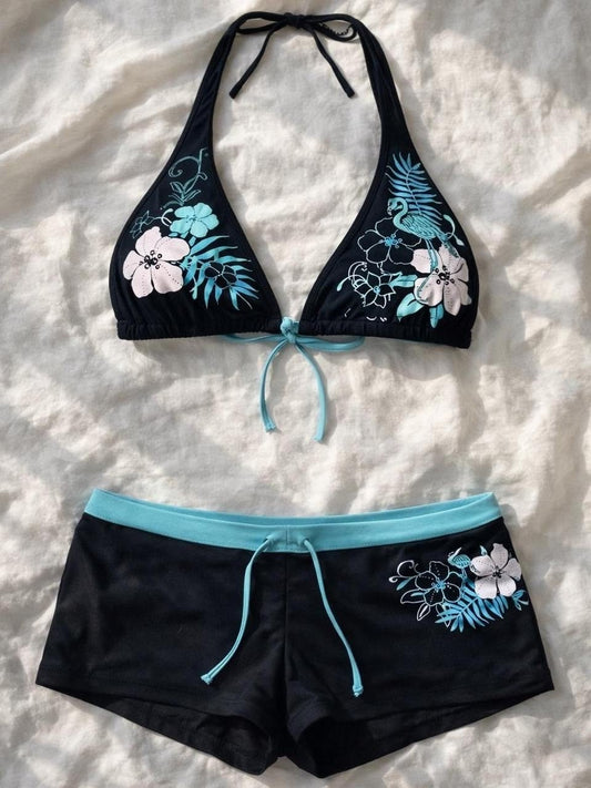 Flamingo Girl Bikini Set
