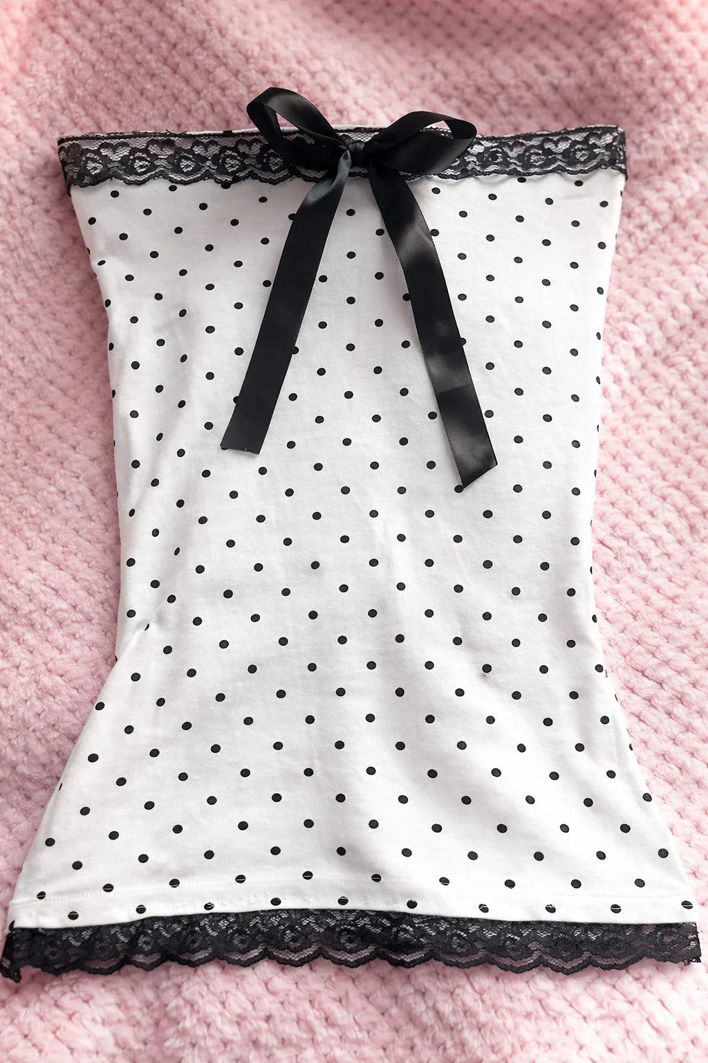 Gainsboro Polka Dot Top