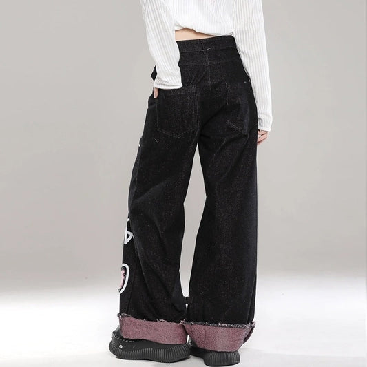 Hello Kitty Graffiti Spray Jeans