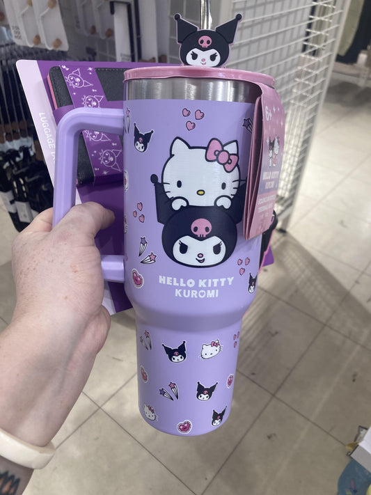 'Hello Kitty Kuromi' Travel Mug
