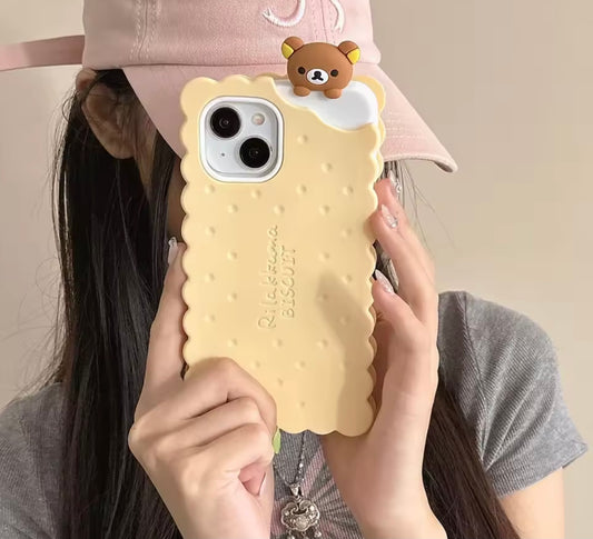 Korilakkuma Biscuit iPhone Case
