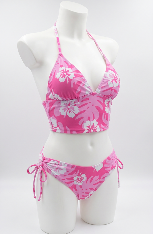 Palm Tree Girl Tankini Set