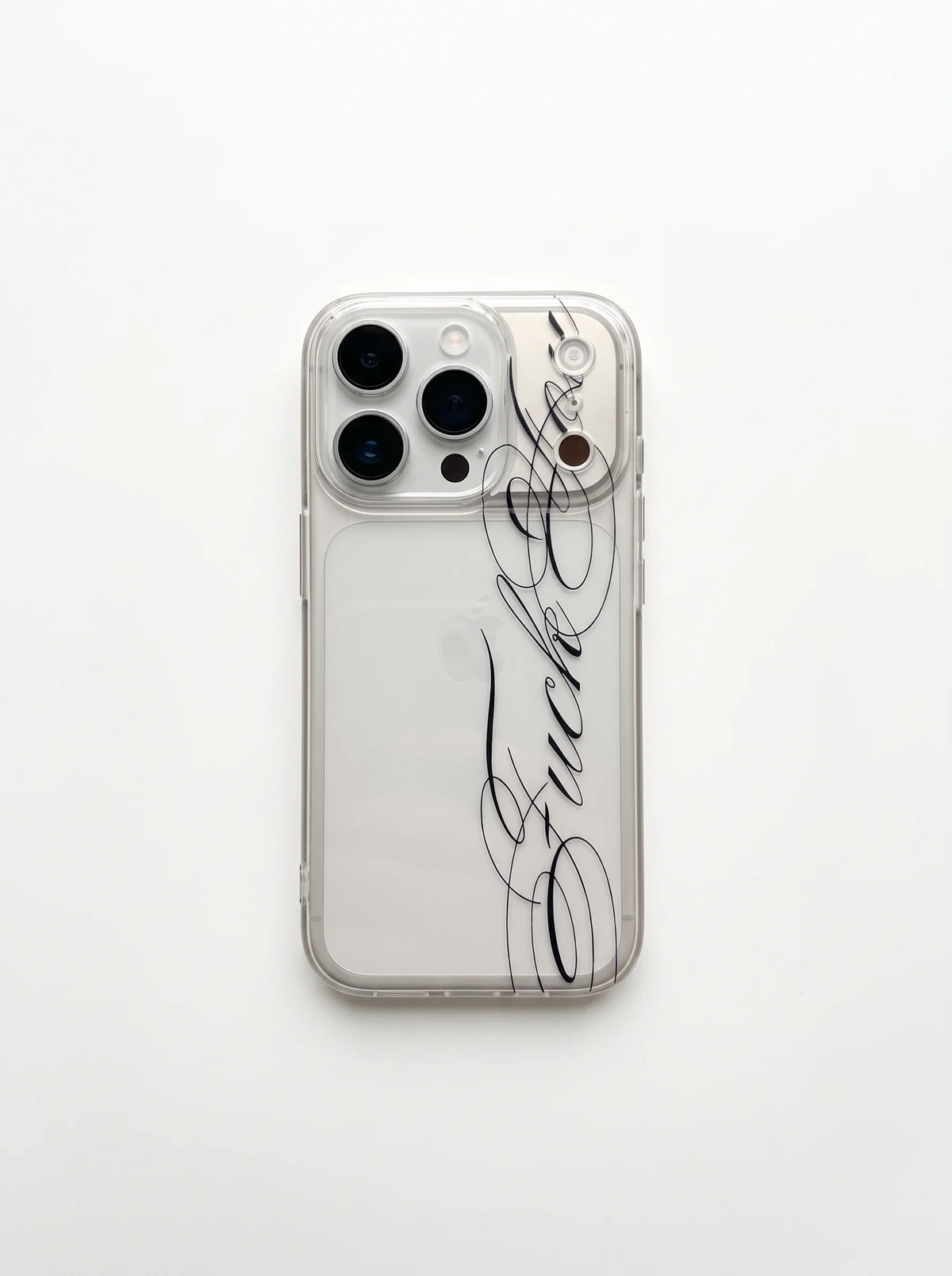 Cursive Text F-U Case