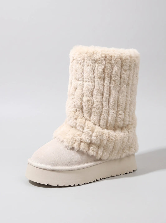 Winter Fur Mid-Calf Boot