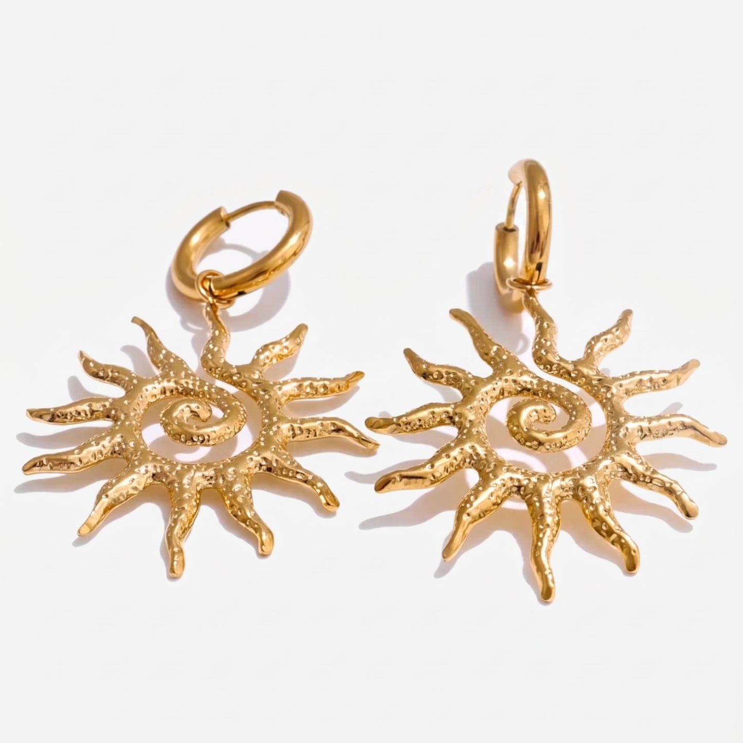 Mythological Spiral Sun Earring
