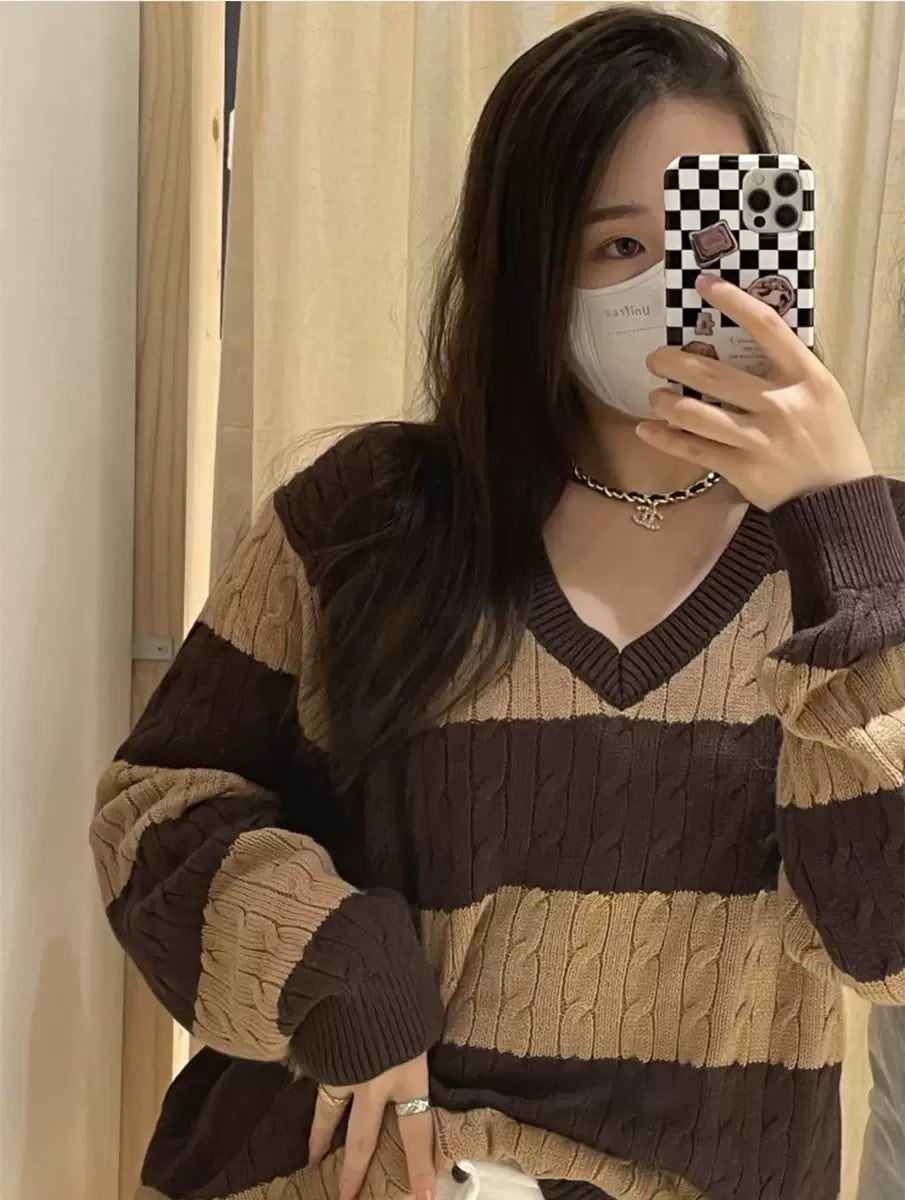 Sailor Stripe Knit Sweater