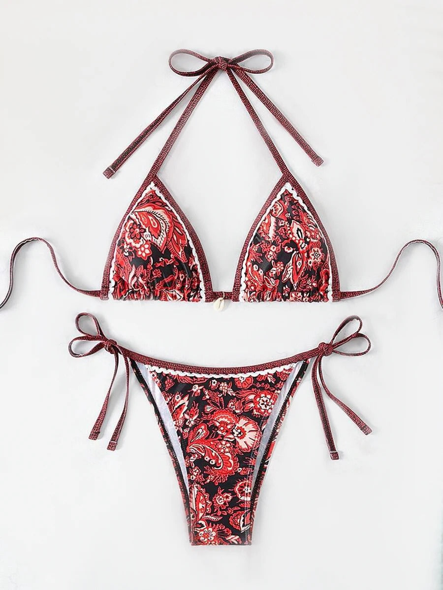 Santorini Shores Triangle Bikini Set