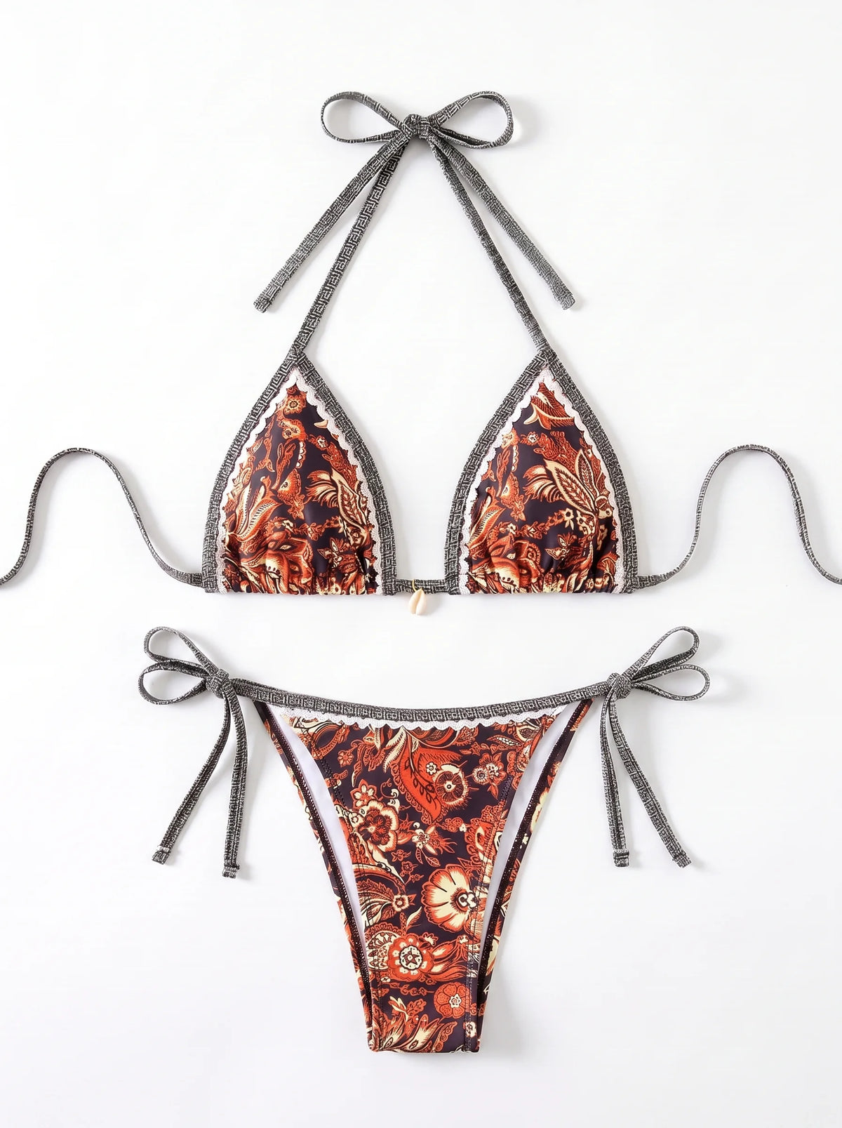 Santorini Shores Triangle Bikini Set