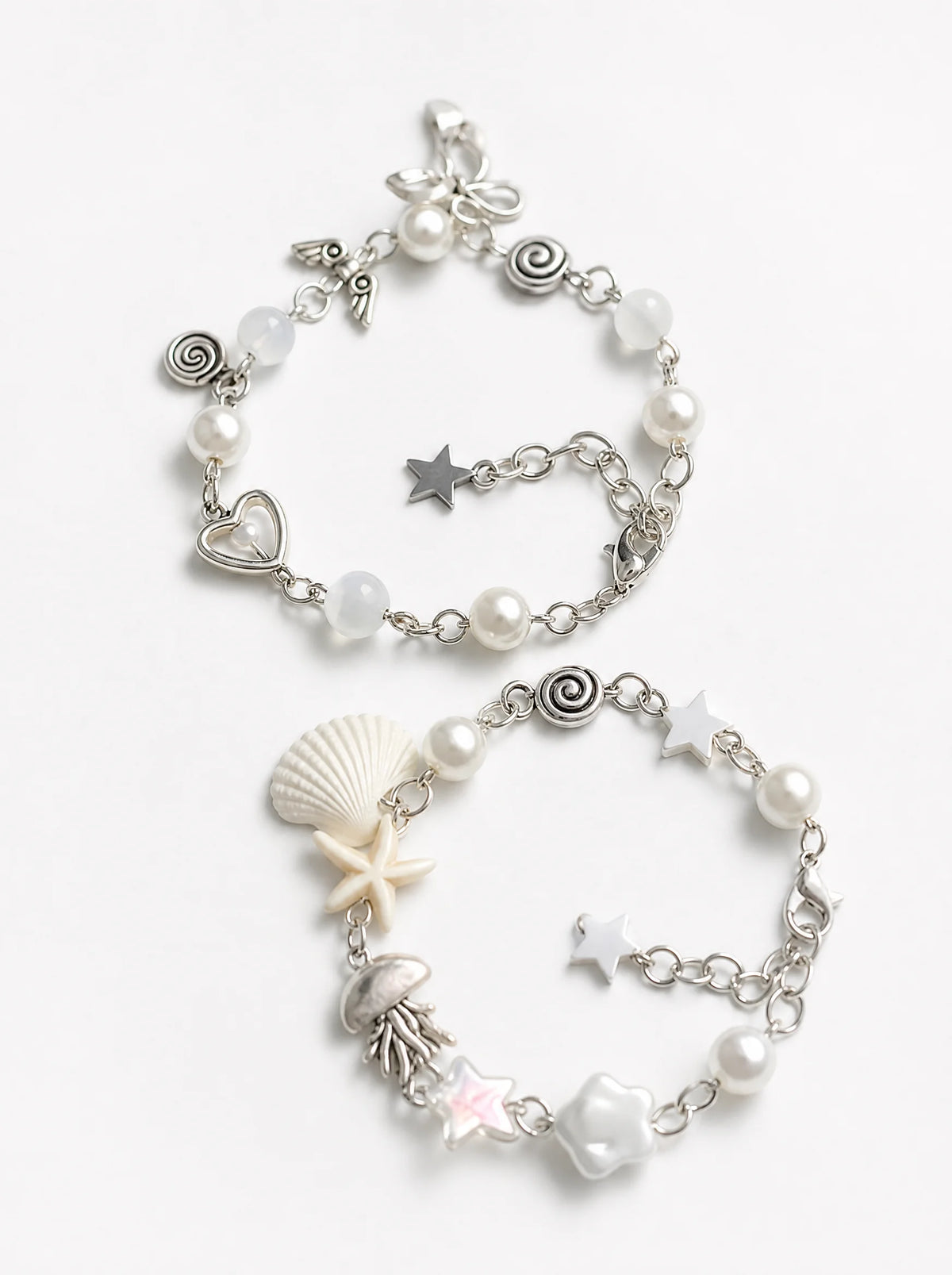 Shell Starfish Beaded Bracelets