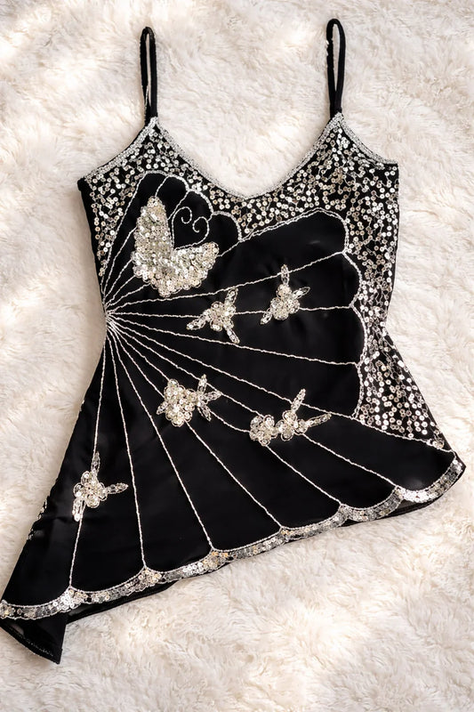 Twilight Butterfly Sequin Camisole