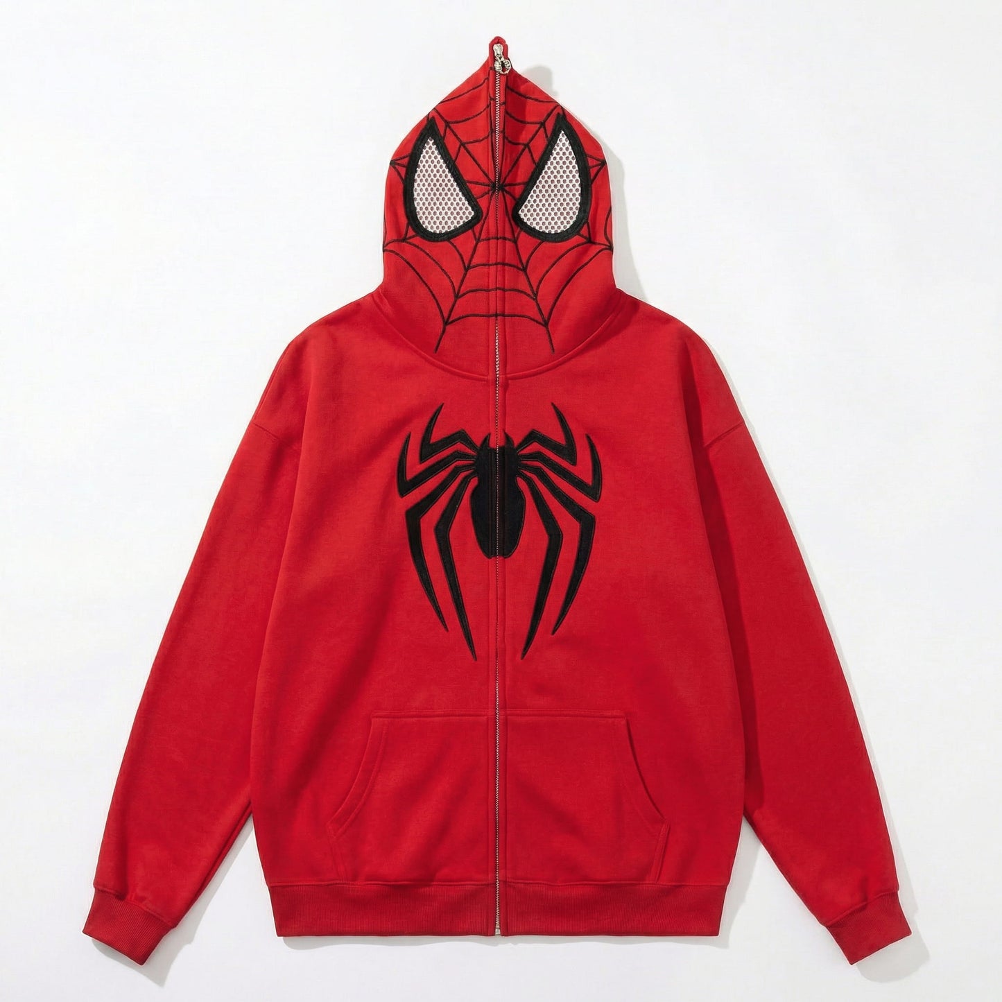 Spidey Web Zip-Up Mask Hoodie (NEW)