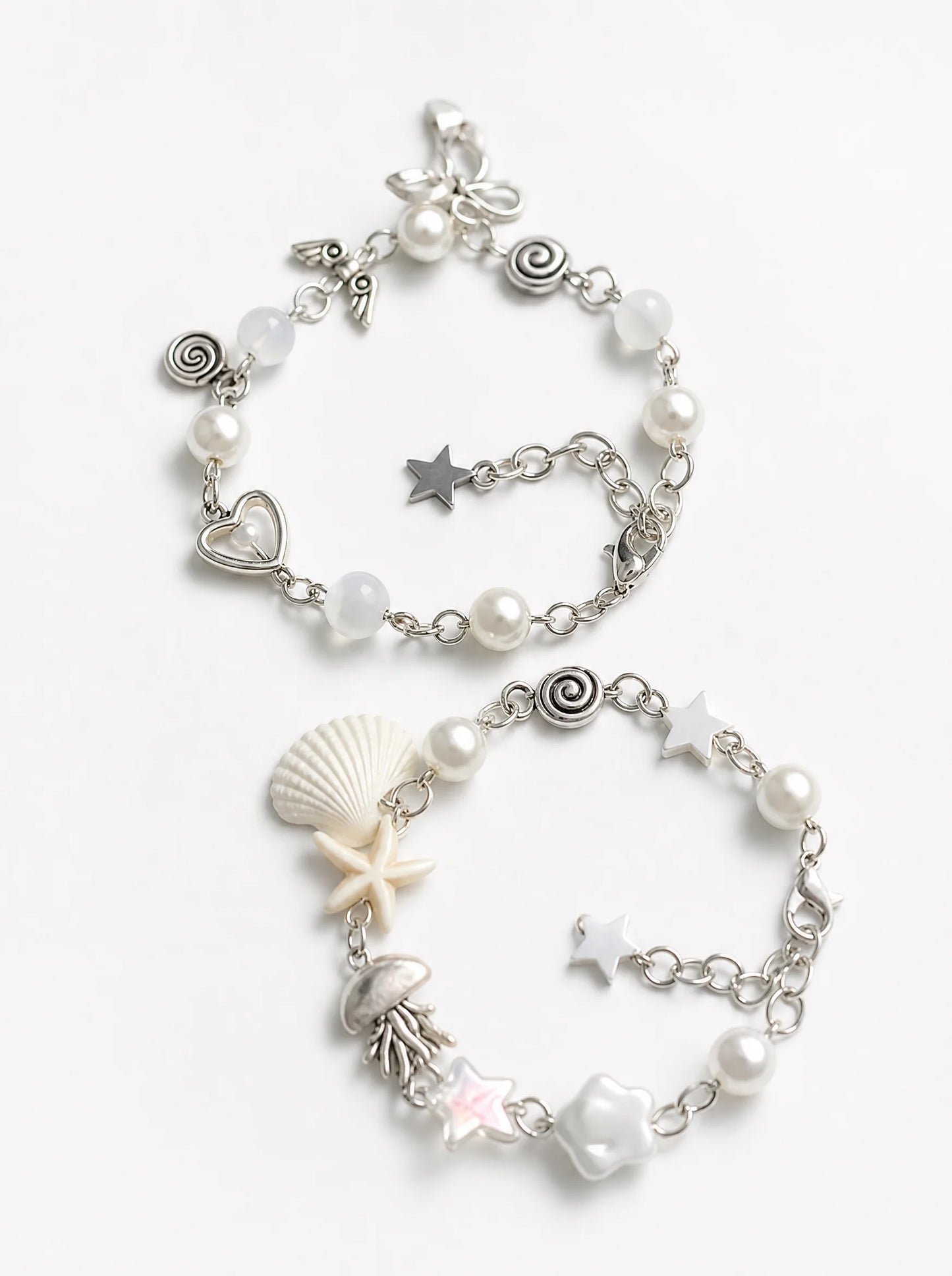 Shell Starfish Beaded Bracelets