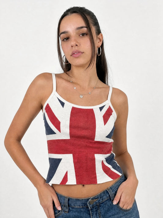 British Girl Union Jack Cami