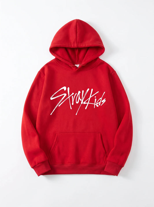 Stray Kids Solid Plain Hoodie