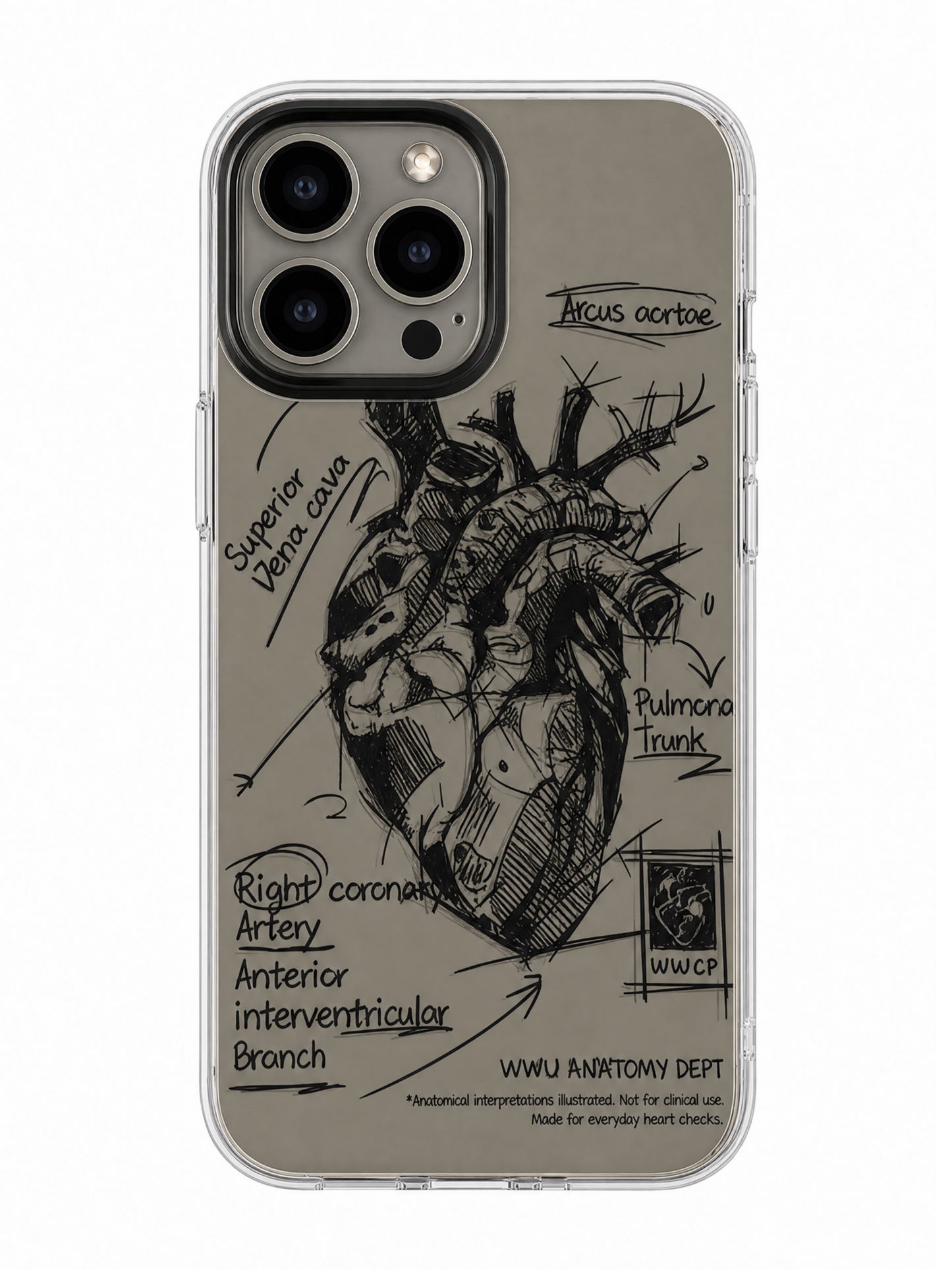 Detailed Human Heart iPhone Case