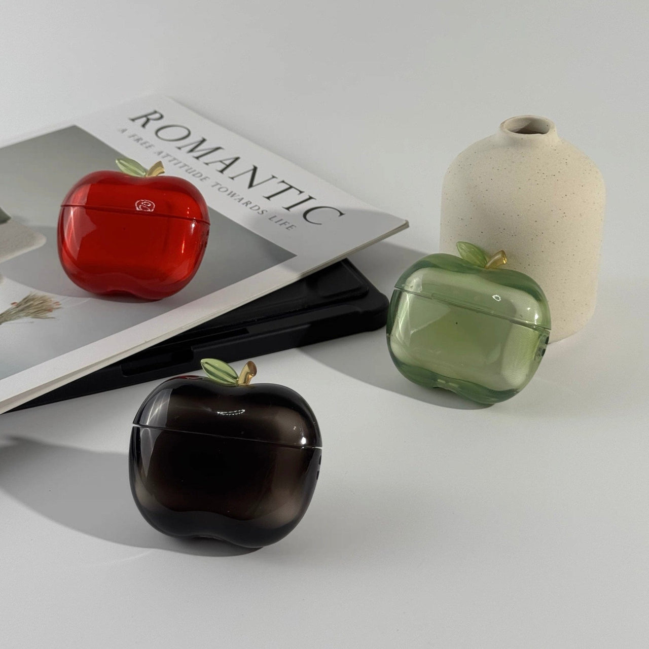 Apple Shaped Airpods Clear Case