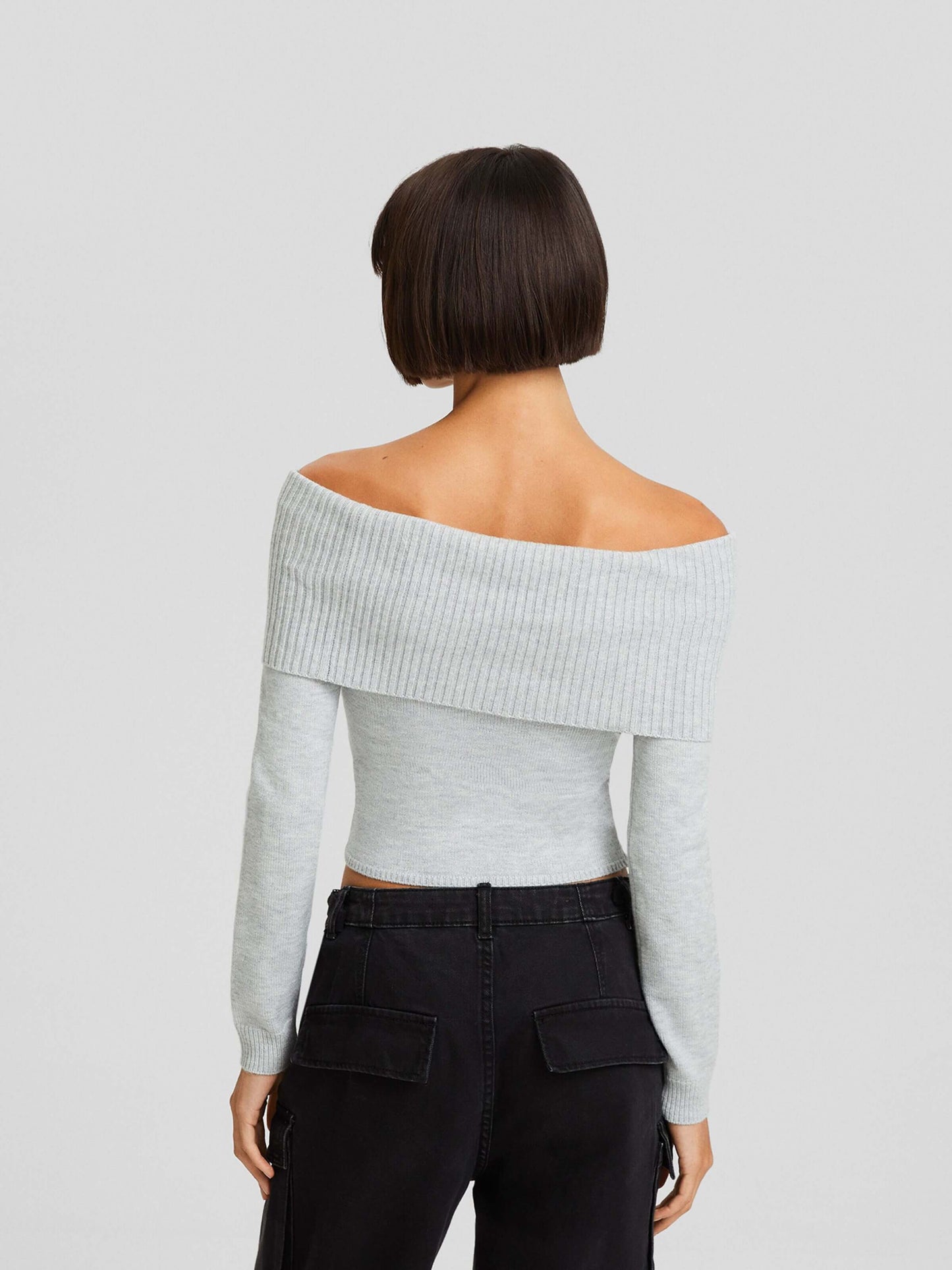 Brigitte Bardot Plain Crop Sweater