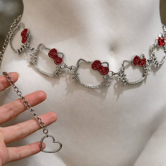 Hello Kitty Diamond Waist Chain Belt