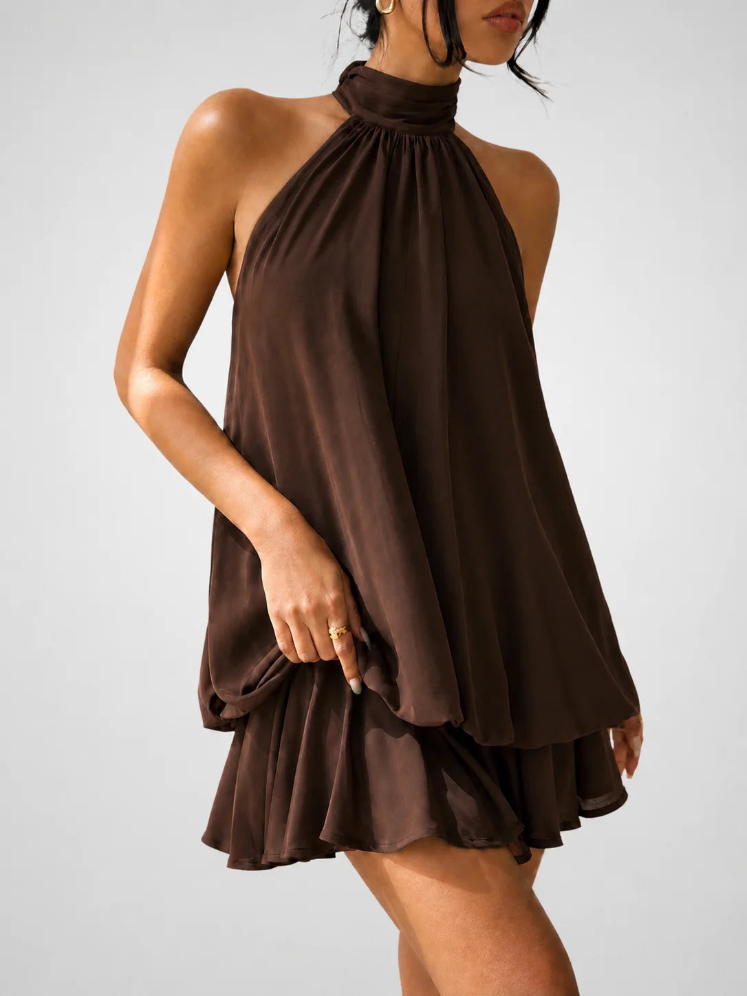 Bree Halter Mini Dress