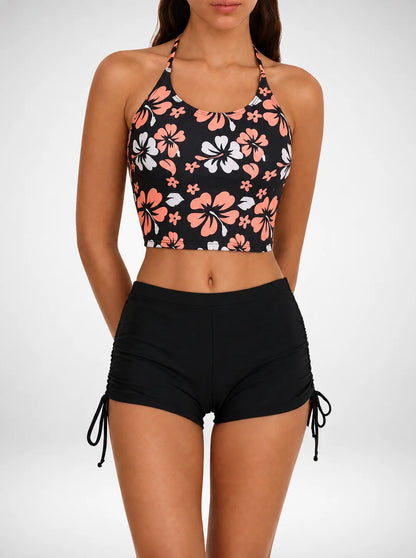 Beach Girl Back Ring Tankini Set