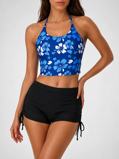 Beach Girl Back Ring Tankini Set
