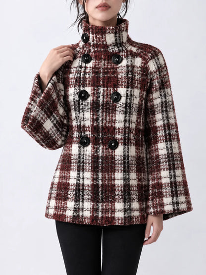 Acajou Tartan Plaid Coat