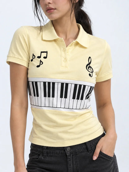 Mocassin Piano Keys Polo
