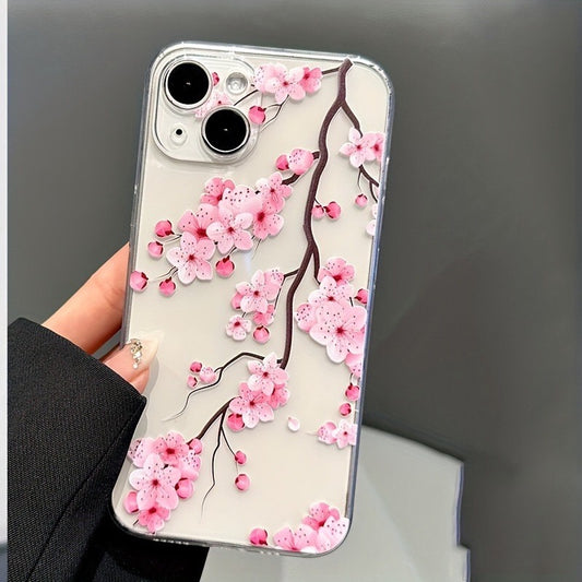 Sakura Tree Branch Clear iPhone Case