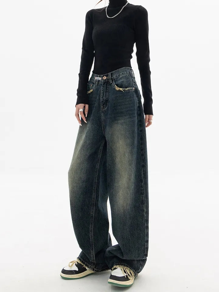 Vintage High Waist Women's Jeans