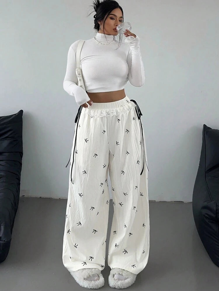 Bows & Bowknots Baggy Pants