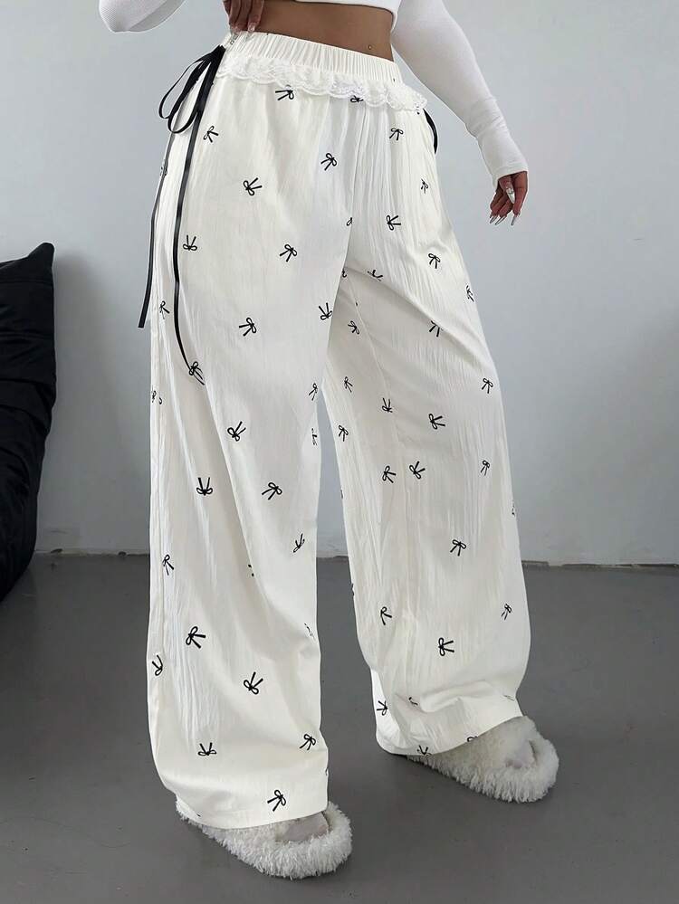 Bows & Bowknots Baggy Pants