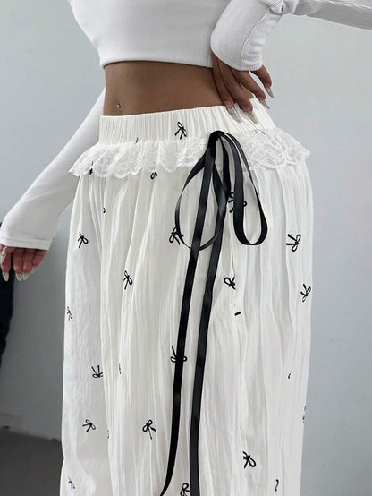 Bows & Bowknots Baggy Pants