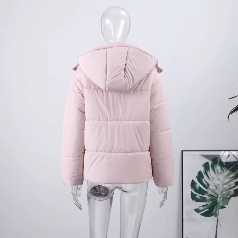 Faux Fur-Lined Puffer Jacket