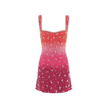 Sunset Gradient Mini Dress