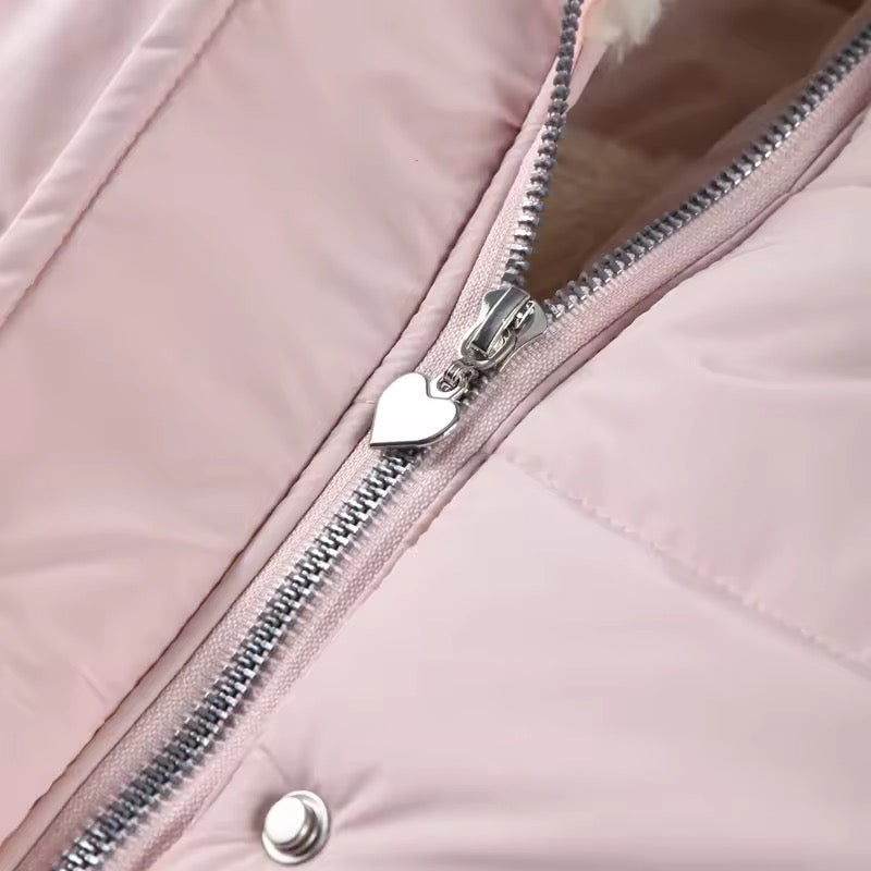 Faux Fur-Lined Puffer Jacket