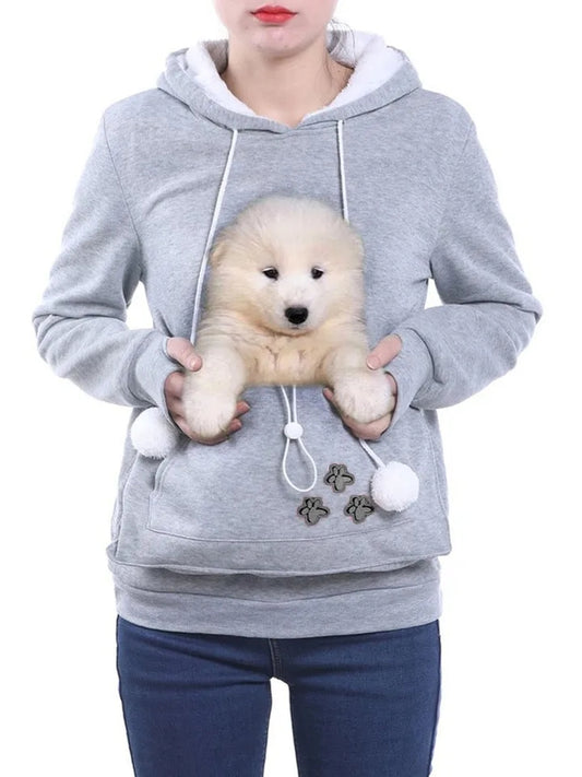 Hoodie with Cat Pouch