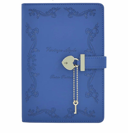 ‘Vintage Style’ Heart Shaped Lock Diary