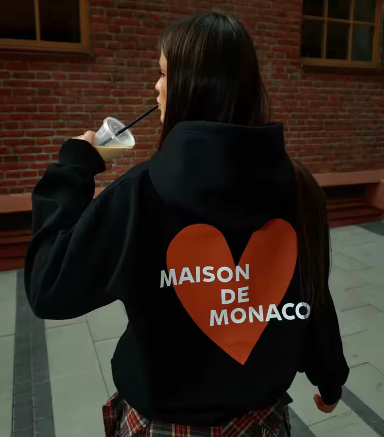 Maison De Monaco Heart Hoodie