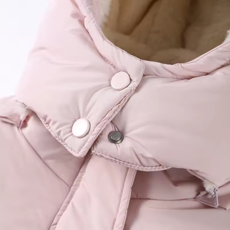 Faux Fur-Lined Puffer Jacket