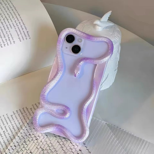 3D Snake Frame iPhone Case