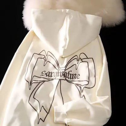 Dripping Bow Shadow Saramatine Hoodie