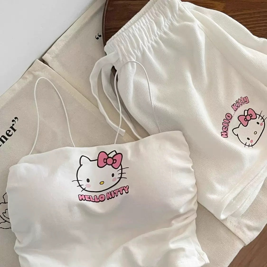 Hello Kitty Cami & Shorts Lounge Set