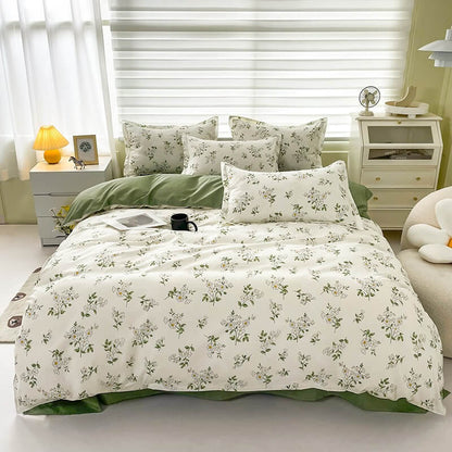 Chamomile Flower Print Bedding Set