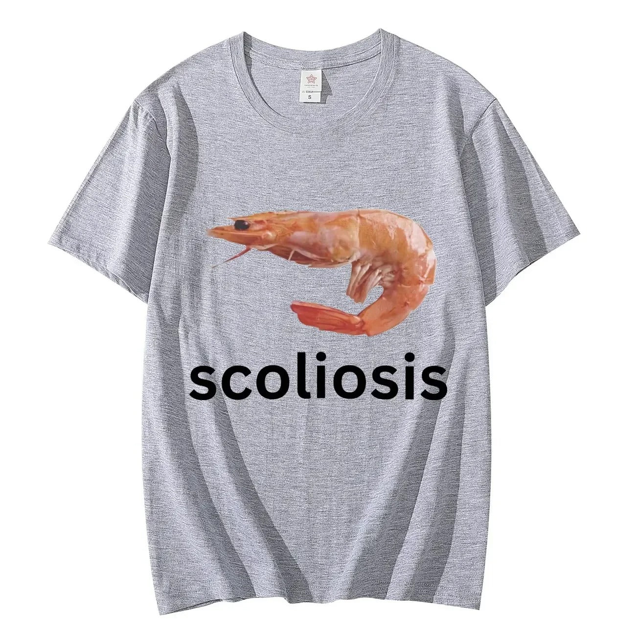 'Scoliosis' Shrimp Tee